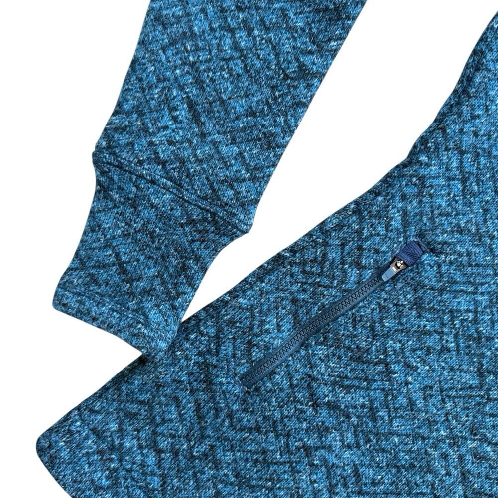 Title Nine "Offsite" Synergy Cowl Neck Pullover Blue, Xs View 3